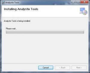 Analystix Tools Setup Wizard 4